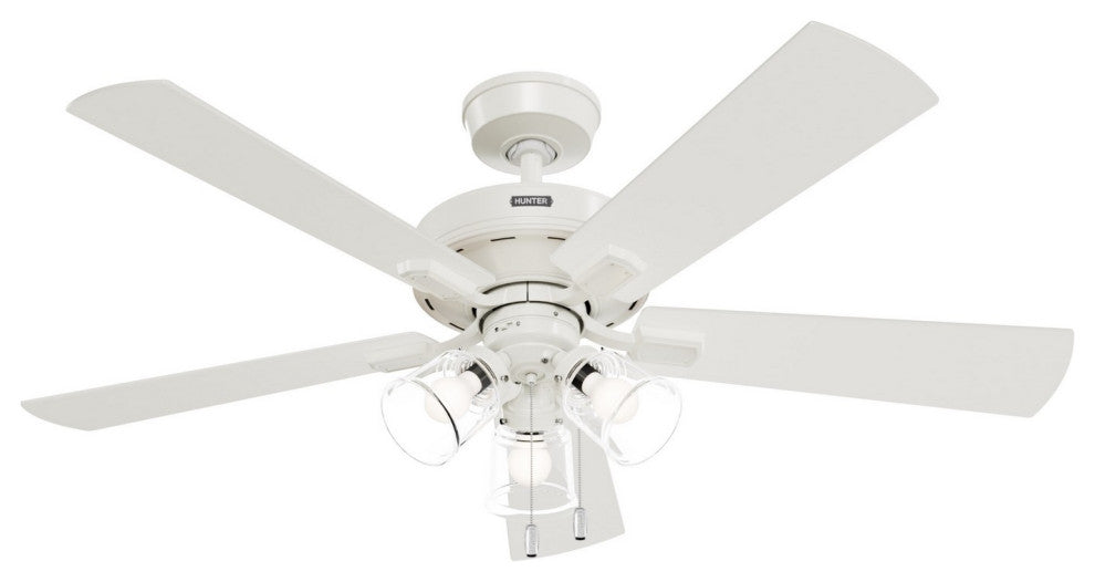 Fresh White 52"Ceiling Fan from the Crestfield Collection