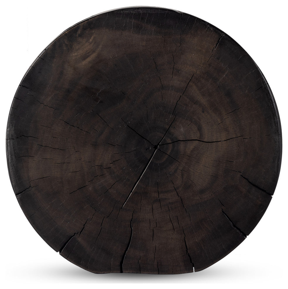 Tino End Table-Rubbed Black
