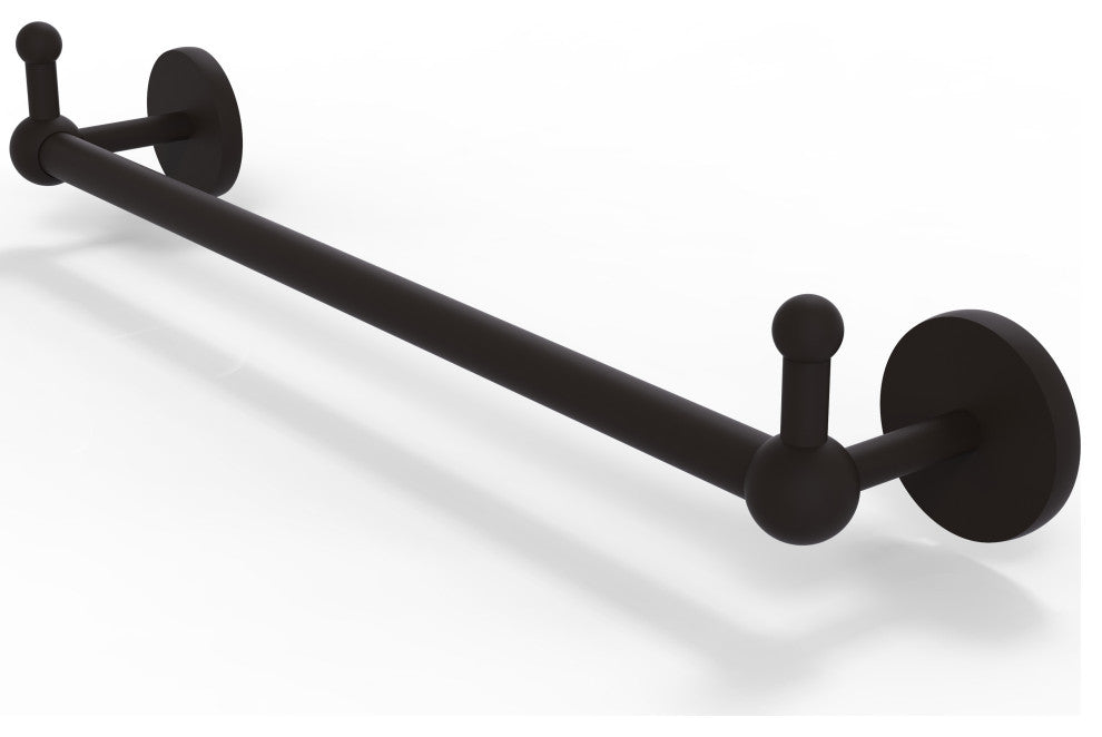 Prestige Skyline 24" Towel Bar with Integrated Hooks, Oil Rubbed Bronze