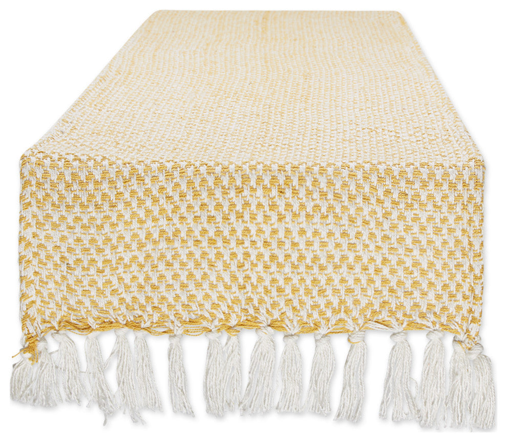 Honey Gold Woven Table Runner 15x108
