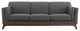 Gray Chance Upholstered Fabric Sofa