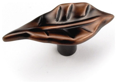 2" Windsor Leaf Knob - Venetian Bronze
