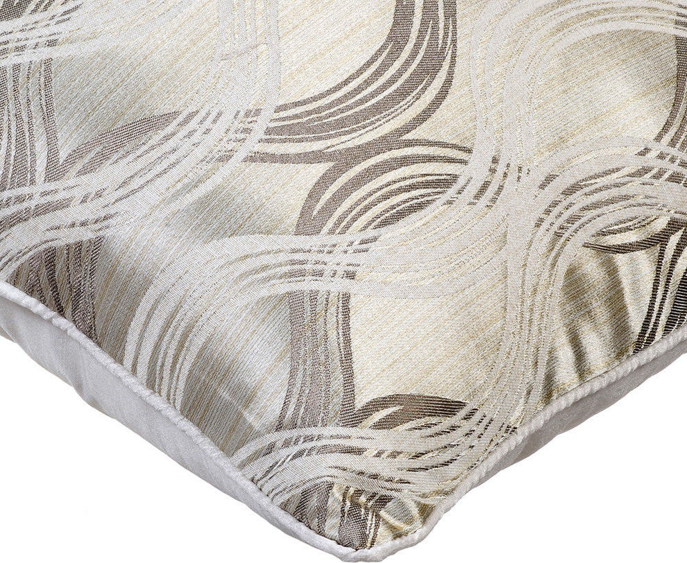Gray Decorative Throw Pillow Covers 24"x24" Silk PillowCase - Gray Trance