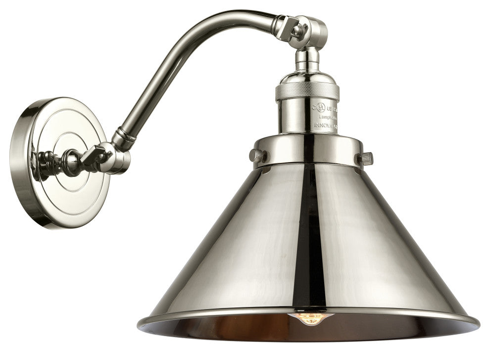 INNOVATIONS LIGHTING 515-1W-PN-M10-PN Briarcliff 1 Light Sconce