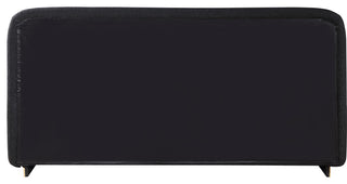 Rigby Boucle Fabric Upholstered Bed, Black, King, Natural