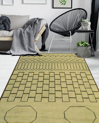 Balochi Kaori Ivory/Charcoal Rug, 4'1x5'11