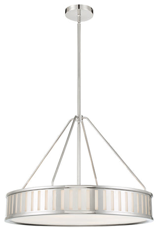 Kendal 6 Light Polished Nickel Pendant