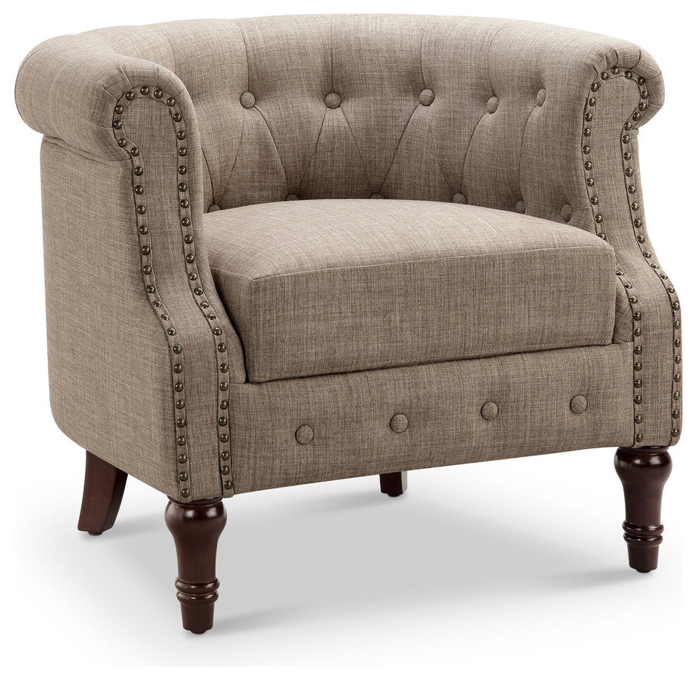 Celestia 3-Piece Living Room Set, Brown