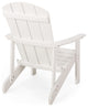 Anastasija Outdoor Faux Wood Adirondack Chair, White