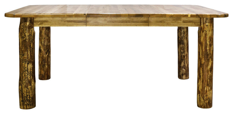 Glacier Country Collection 4 Post Dining Table With Two 18" Leaves