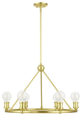 Lansdale 6 Light Satin Brass Chandelier