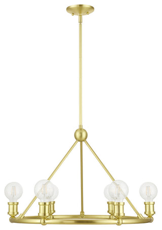 Lansdale 6 Light Satin Brass Chandelier