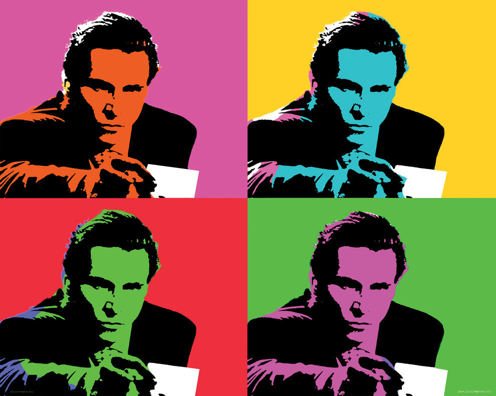American Psycho Pop Art Print, 36"x45" Rolled