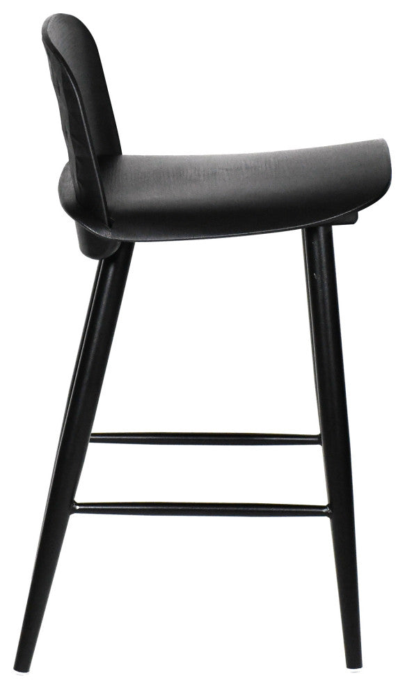 First of A Kind Looey Counter Stool Black