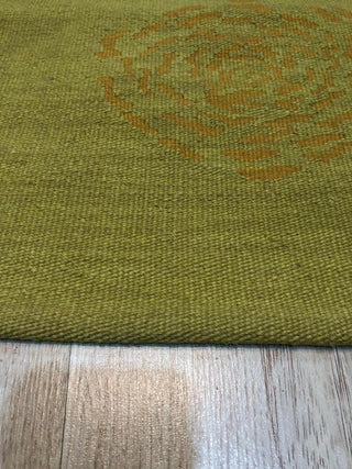 Yellow Contemporary Modern Modern Flat Weave Area Rug