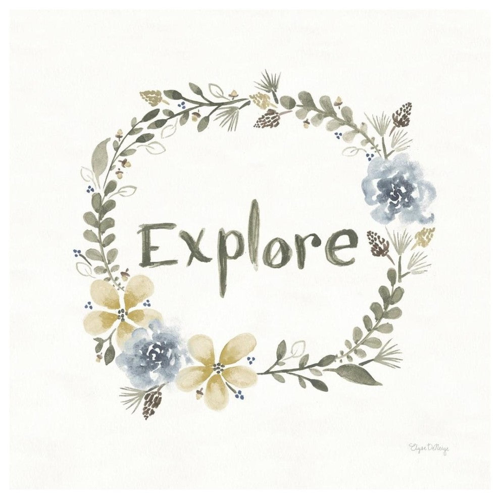 "Exploration III No Boots" Digital Paper Print by Elyse DeNeige, 32"x32"