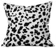 Amy Sia Animal Spot Black and White Throw Pillow, 18"x18"
