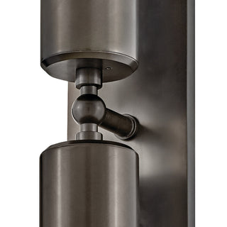 Hinkley Pratt Medium Wall Mount Lantern, Black Oxide