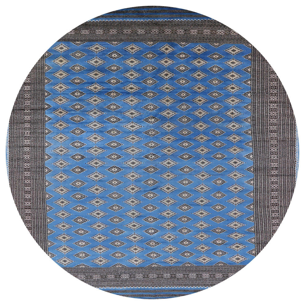 Ahgly Company Indoor Round Mid-Century Modern Area Rugs, 8' Round