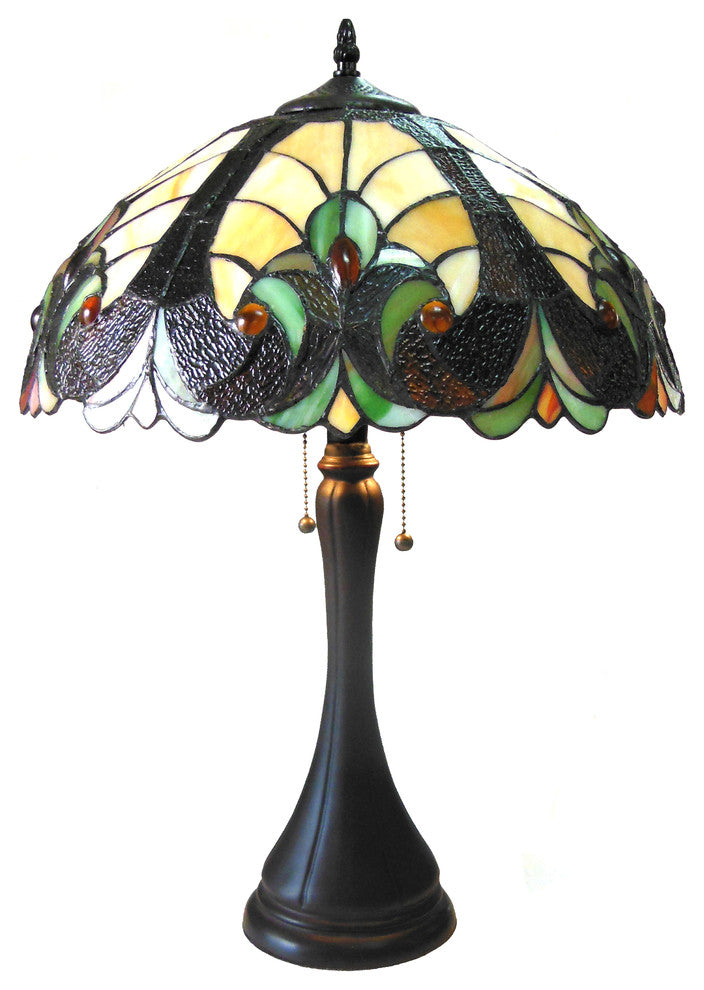 Amor 2-Light Victorian Table Lamp