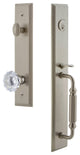 Carre' 1-Piece Dummy Handleset, F Grip and Fontainebleau Knob, 849056