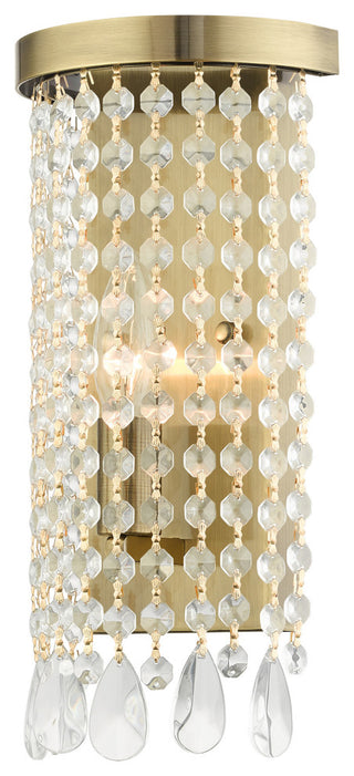 Antique Brass Transitional, Dazzling, Modern Classic, Casual Sconce