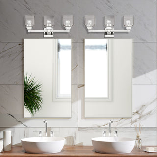 Aragon 3 Light Polished Chrome Vanity Sconce