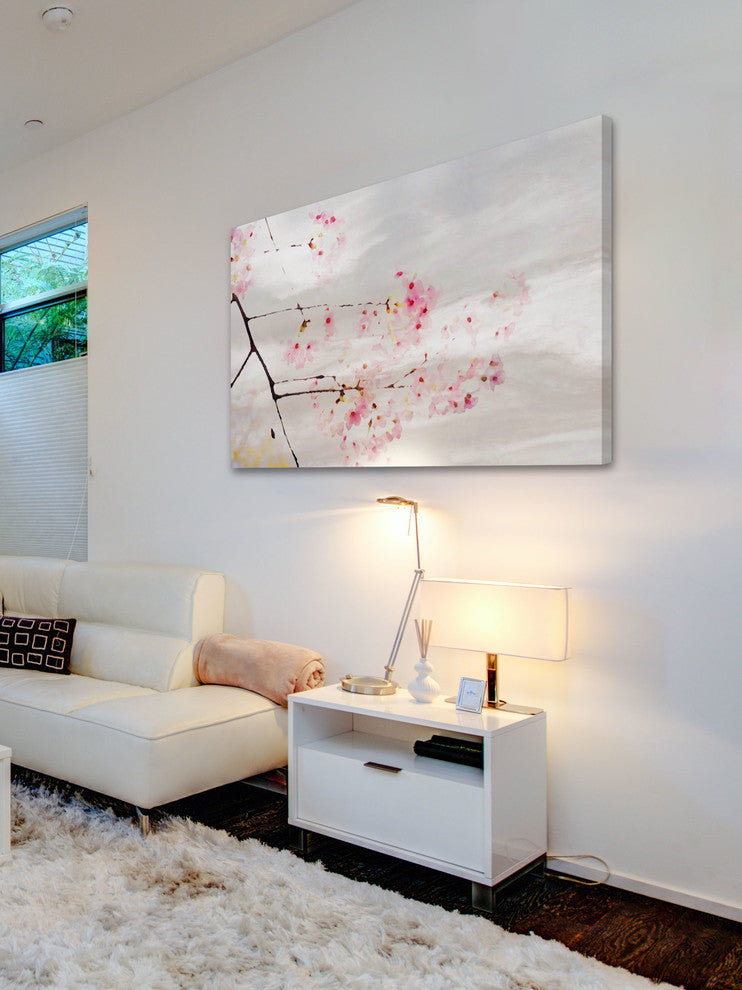 "Pink Spring II" Painting Print on Canvas by Irena Orlov