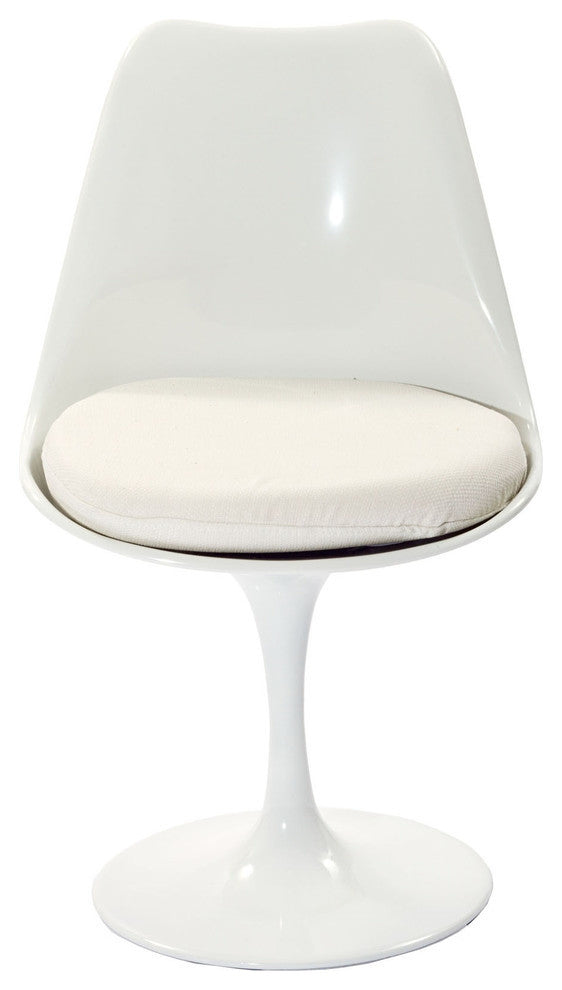 Modern Contemporary Kitchen Dining Side Chair Set of 4 White