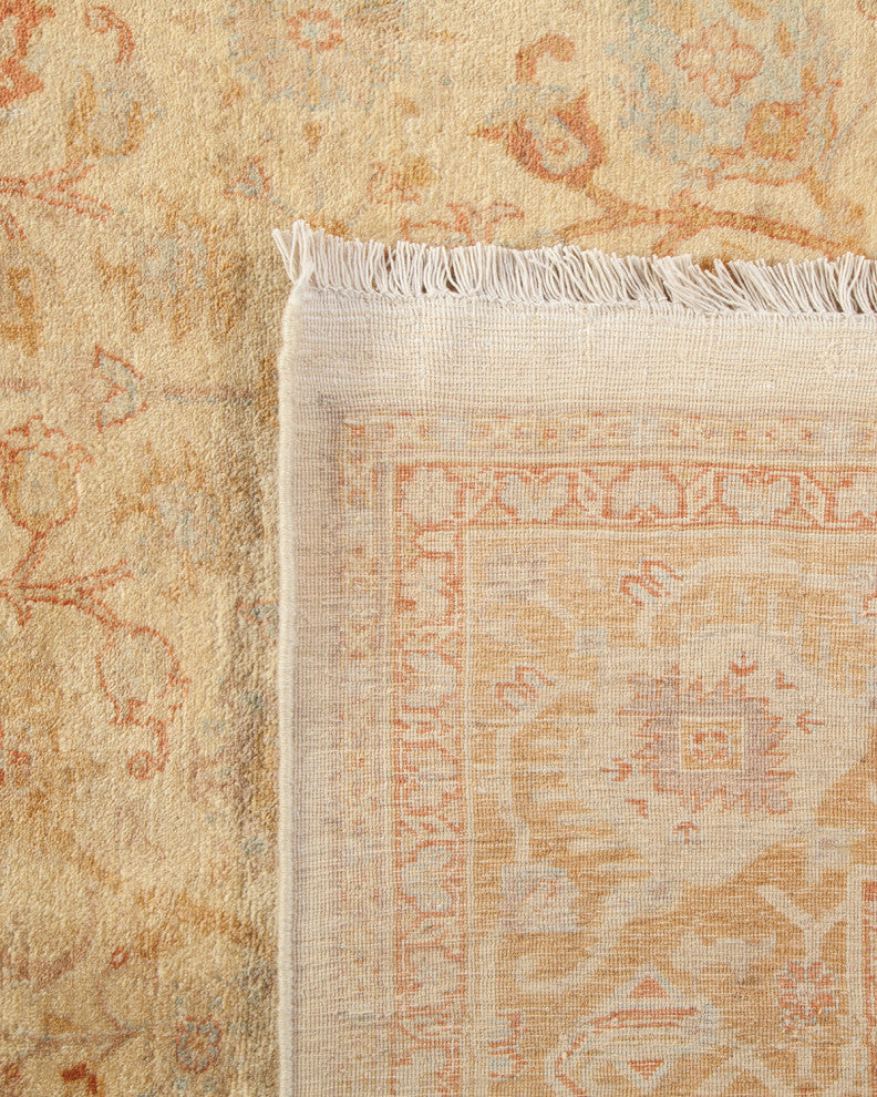 Selena, One-of-a-Kind Hand-Knotted Area Rug Ivory, 6'3"x8'10"