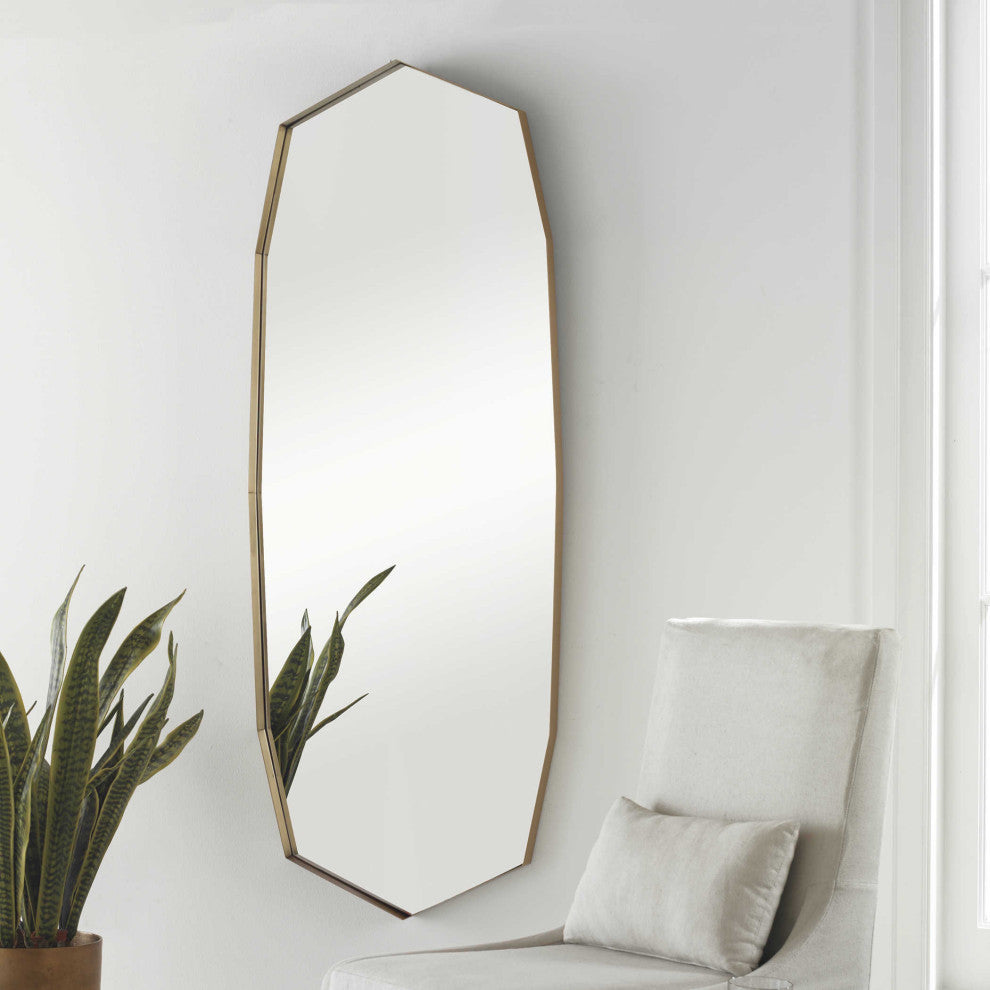 Uttermost Vau-Light Oversized Angular Mirror