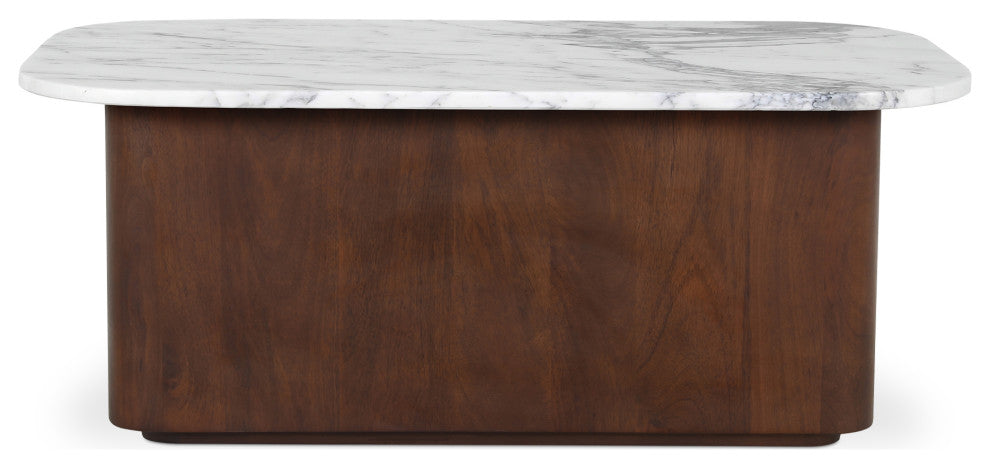 Dash Coffee Table White Calcatta Marble