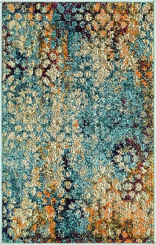 Rug Unique Loom Vita Turquoise Rectangular 2' 2 x 3' 0