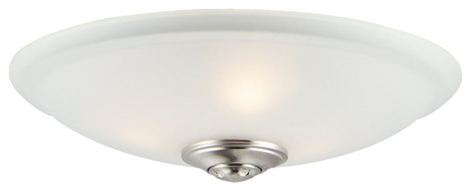 Maxim 3-Light Fan Kit FKT213FTSN, Satin Nickel