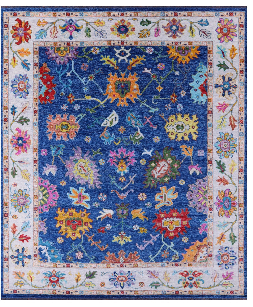 Turkish Oushak Hand Knotted Wool Rug 12' 4" X 14' 8" - Q14769