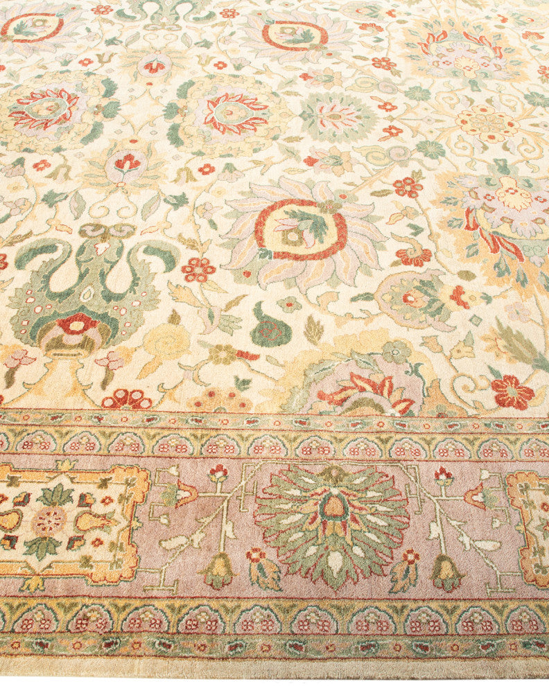 Mogul, One-of-a-Kind Hand-Knotted Area Rug Ivory, 9'2"x11'9"