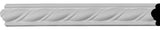 1 1/8"H x 3/8"P x 96"L Crendon Roped Panel Moulding
