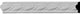 1 1/8"H x 3/8"P x 96"L Crendon Roped Panel Moulding