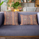 Plutus Multi-Color Parade Abstract Luxury Throw Pillow, 22"x22"