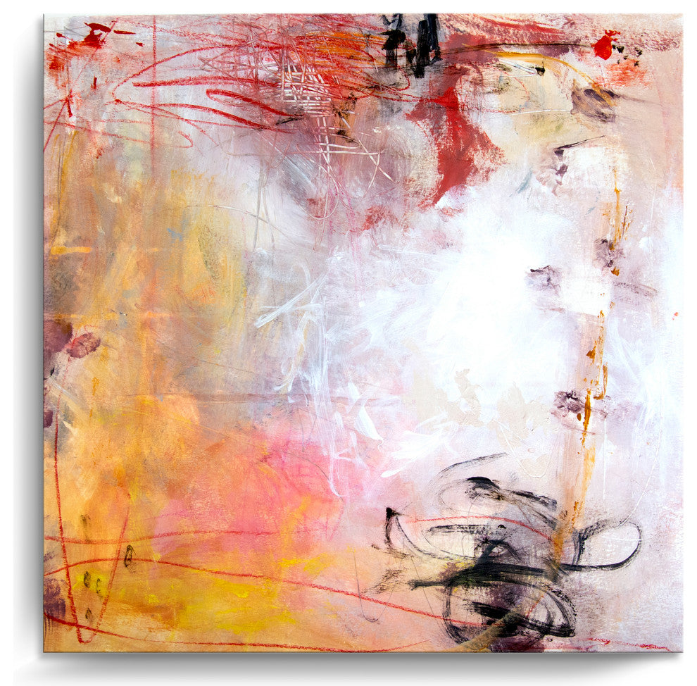 Ready2HangArt 'Rose Water II' Abstract Canvas Wall Art