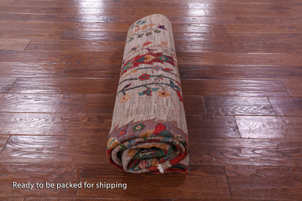 5' 9" X 8' 2" Tribal Persian Gabbeh Hand Knotted Wool Rug Q9969