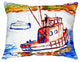 Rusty Boat No Cord Pillow - Set of Two 16x20
