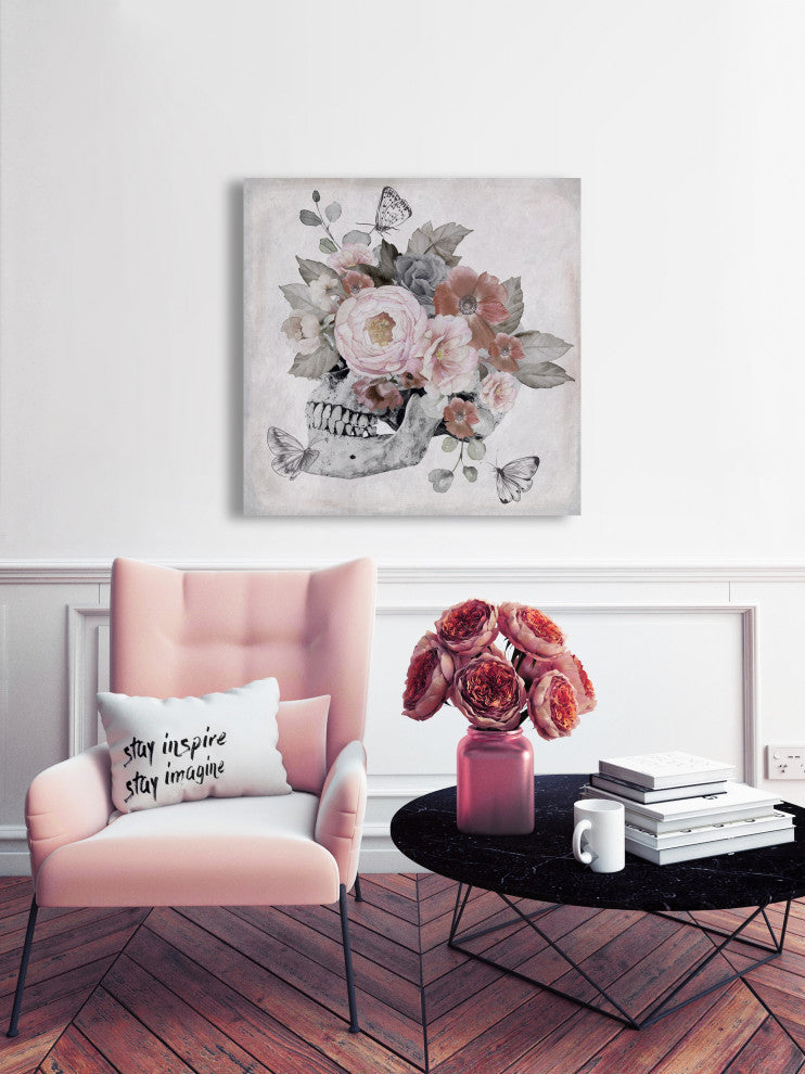 "Move Forward" Painting Print on Wrapped Canvas, 18x18