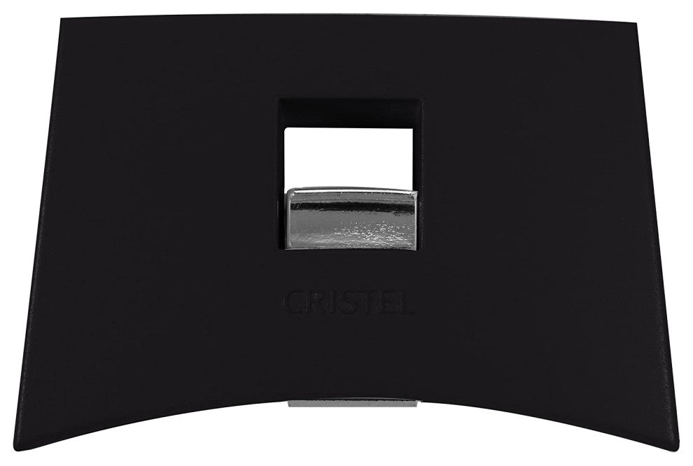 Cristel Mutine Side Removable Handle, Black