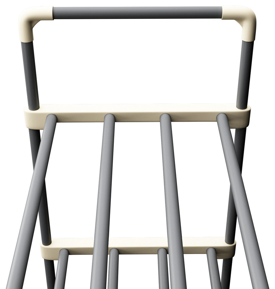 Shoe Rack with 5 Shelves-Five Tier Storage for 30 Pairs by Home-Complete