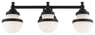 Livex Lighting Oldwick 3 Light Black Vanity Sconce