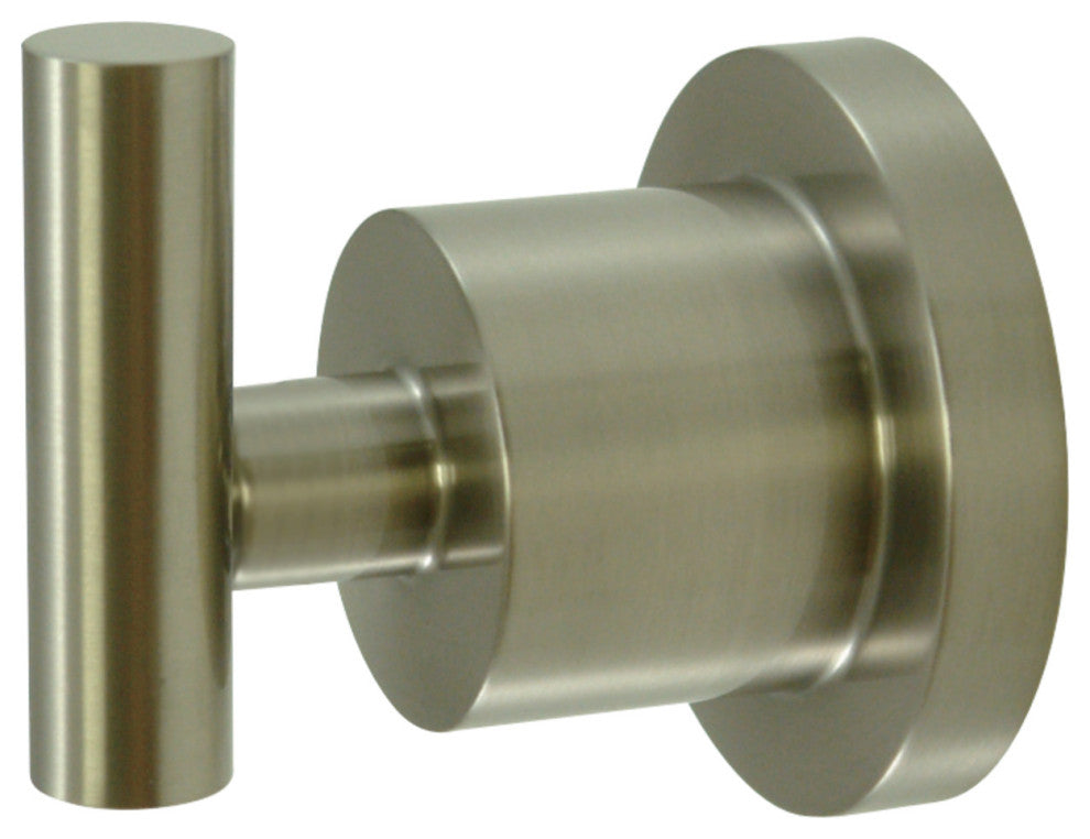 Kingston Brass Robe Hook, Brushed Nickel