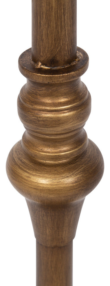 Stratton Pedestal Table, Gold, 13x13x26