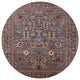 Ahgly Company Indoor Round Mid-Century Modern Area Rugs, 3' Round
