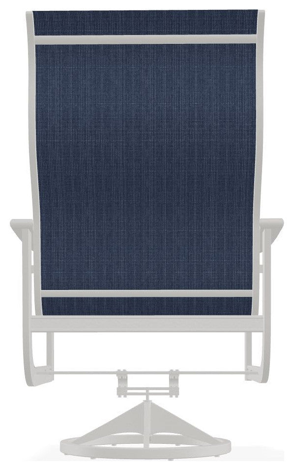 St. Catherine Sling Outdoor Supreme Swivel Rocker, Mavi/Snow